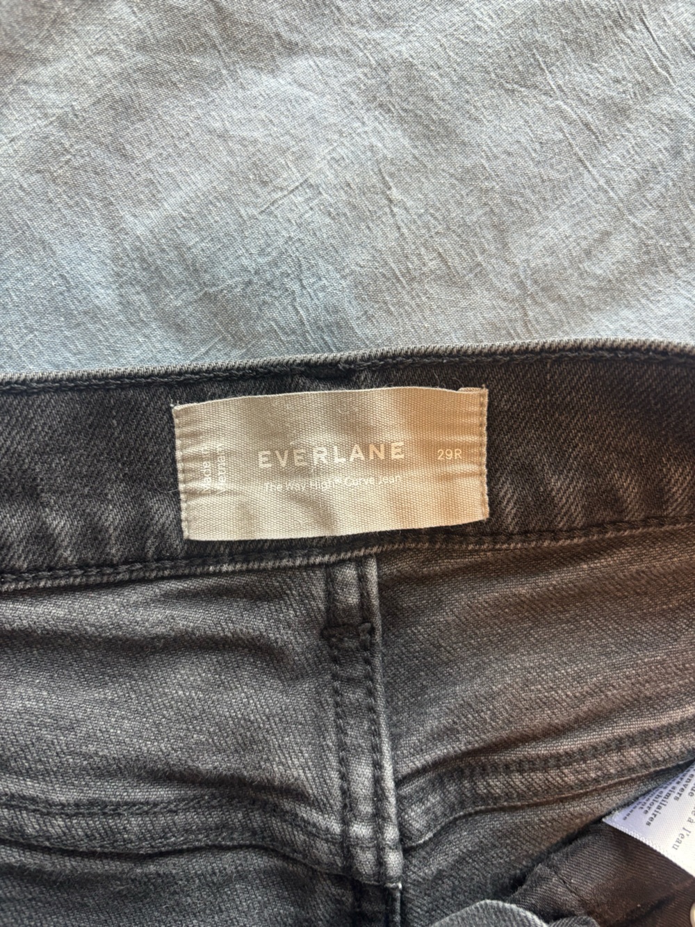 Everlane The Way-High® Curve Jean - Washed Black - Picture 3 of 4